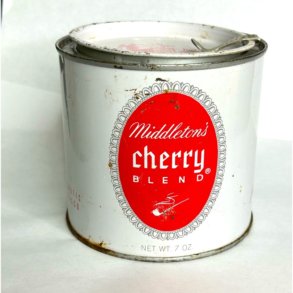 Middleton’s Cherry Blend Tin 7 oz Tobacco Tin.